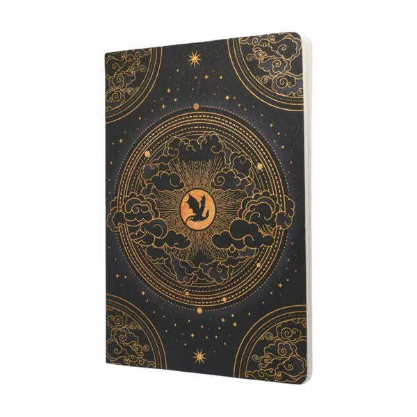 Fourth Wing Shadows of Navarre A4 Unlined Cahier Notebook, 80pg, 100gsm, Rebecca Yarros' Empyrean Collection by Paperblanks