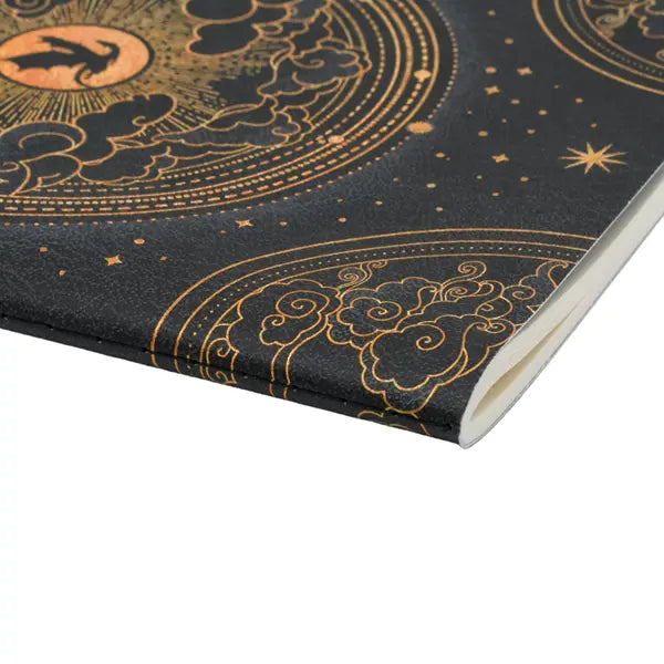 Fourth Wing Shadows of Navarre A5 Gridded Cahier Notebook, 80pg, 100gsm, Rebecca Yarros' Empyrean Collection by Paperblanks