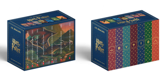 Harry Potter Paperback Box Set Books 1-7 (Deluxe Edition with Stenciled Edges)