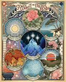 A Court of Thorns and Roses: Seven Courts of the Faerie Realm, 1000-Piece Puzzle