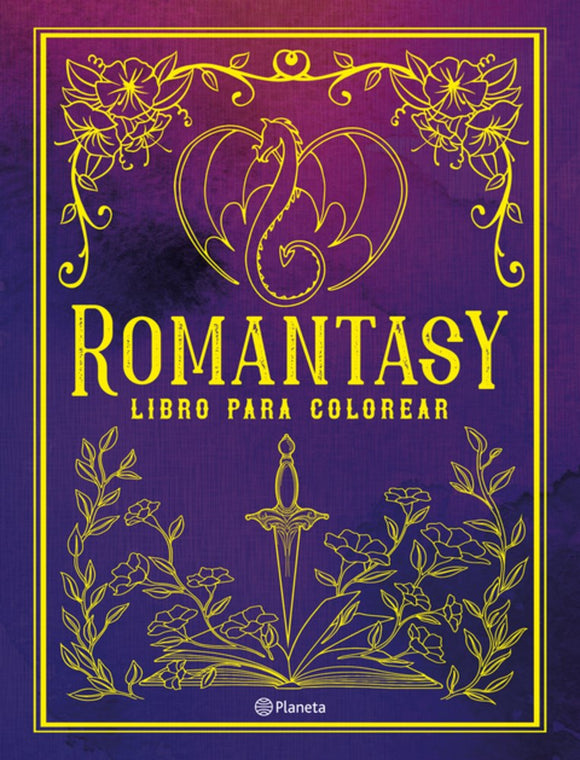 Romantasy: Libro para colorear