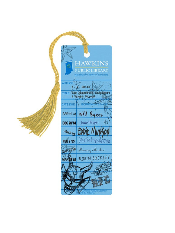 Stranger Things: Hawkins Public Library Bookmark