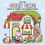 Cozy Cafe: Coloring Book for Adults and Kids
