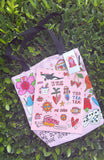 Sticker Sheet (La M De Monica)