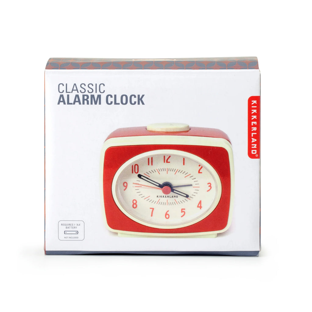 Kikkerland: Red Classic Alarm Clock