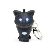 Kikkerland: Cat LED & Sound Keychain