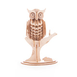 Kikkerland: Owl 3D Wooden Puzzle