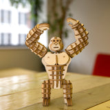 Kikkerland: Gorilla 3D Wooden Puzzle