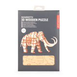 Kikkerland: Mammoth 3D Wooden Puzzle