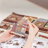 Corner Coffee Shop Book Nook Kit (Hands Craft)
