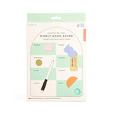 Inkerie Magnetic Dry Erase Weekly Memo Board