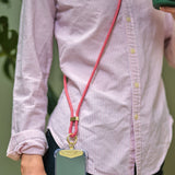 Inkerie Charge & Carry Phone Lanyard: Pink