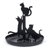 Black Cats Jewelry Stand
