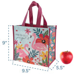 Karma Recycled Medium Gift Bag: Flamingo