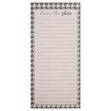 Karma Long Magnetic Notepad: Houndstooth