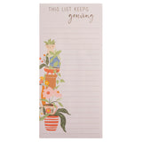 Karma Long Magnetic Notepad: Plants