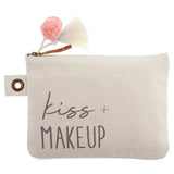 Karma Cotton Canvas Carry All: Kiss and Makeup