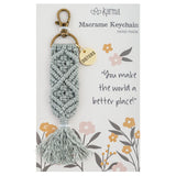Karma Macrame Keychains: Sisters