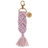 Karma Macrame Keychains: Love