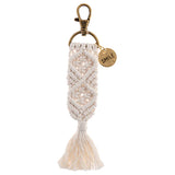 Karma Macrame Keychains: Smile