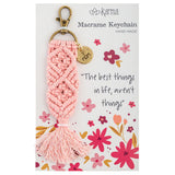 Karma Macrame Keychains: Mom