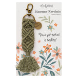 Karma Macrame Keychains: Create