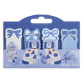 Karma Sticky Tabs: Blue Bows