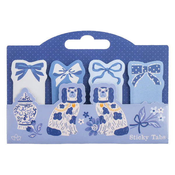 Karma Sticky Tabs: Blue Bows