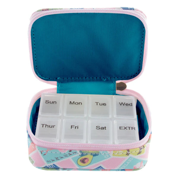 Karma Travel Pill Case: Stamps