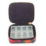Karma Travel Pill Case: Retro Floral