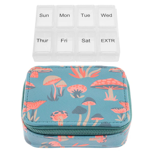 Karma Travel Pill Case: Mushroom