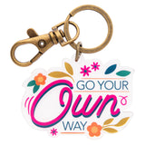 Karma Acrylic Keychains: Go Your Own Way