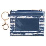 Karma Zip ID Holder: Blue Shibori