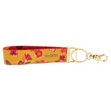 Karma Loop Keychains:  Red Floral