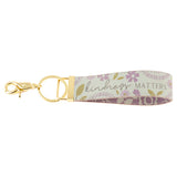 Karma Loop Keychains: Lavender Floral
