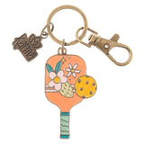 Karma Enamel Key Chains: Pickleball