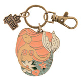 Karma Enamel Keychain: Mermaid