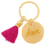 Karma Round Tassel Keychain: Dream