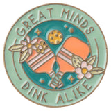 Karma Enamel Pins: Pickleball