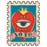 Karma Enamel Pins: Stamp