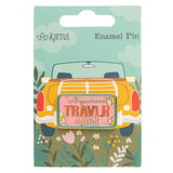 Karma Enamel Pins: License Plate