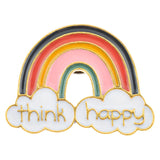 Karma Enamel Pins: Rainbow