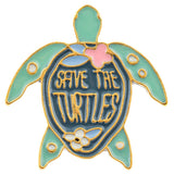 Karma Enamel Pins: Turtle