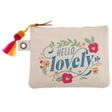 Karma Cotton Canvas Carry All:  HELLO LOVELY (S24)