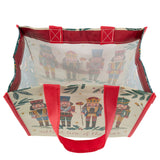 HOLIDAY RECYCLED GIFT BAG S/3 NUTCRACKER