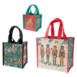 HOLIDAY RECYCLED GIFT BAG S/3 NUTCRACKER