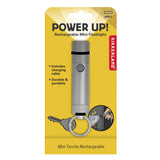 Kikkerland Rechargeable Mini Flashlight Keyring