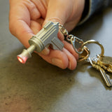 Kikkerland: Space Gun LED & Sound Keychain