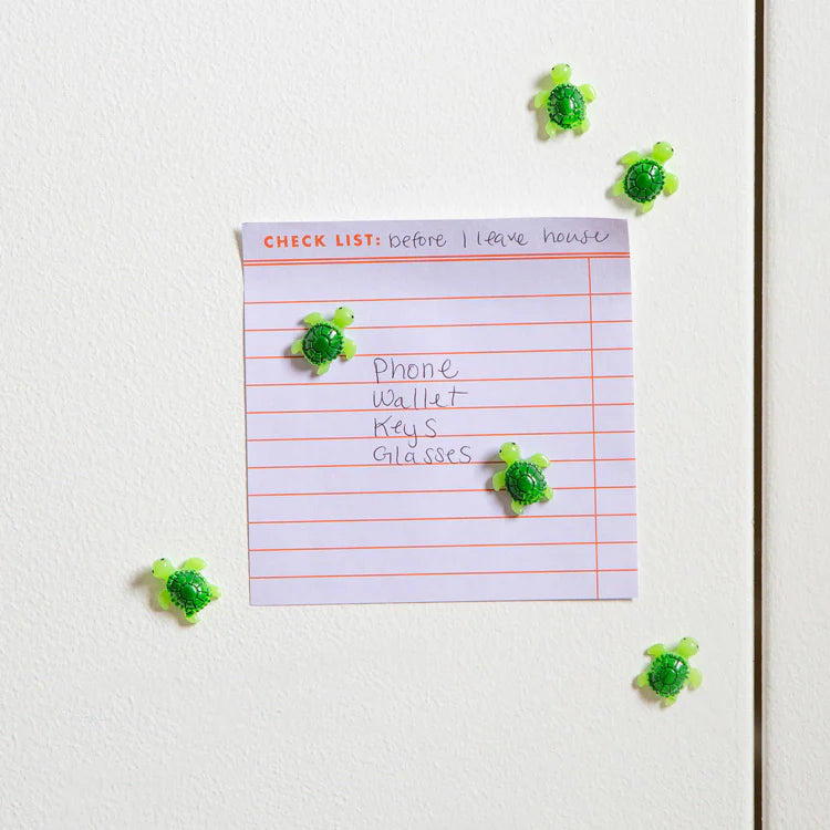 Kikkerland Baby Turtle Magnets