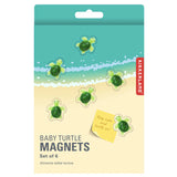 Kikkerland Baby Turtle Magnets